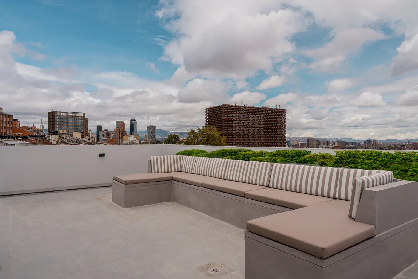 Terraza con vista a Bogotá